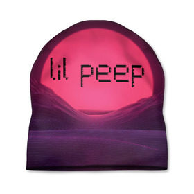Шапка 3D с принтом lil peep(Black Logo) в Санкт-Петербурге, 100% полиэстер | универсальный размер, печать по всей поверхности изделия | cry baby | lil peep | logo | rap | заход солнца | знаменитости. эмо | известный исполнитель | неон | пип | редактируемое лого | реп | розоватый оттенок | рок | рэп | яркий фон