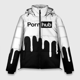 Мужская зимняя куртка 3D с принтом PornHub в Санкт-Петербурге, верх — 100% полиэстер; подкладка — 100% полиэстер; утеплитель — 100% полиэстер | длина ниже бедра, свободный силуэт Оверсайз. Есть воротник-стойка, отстегивающийся капюшон и ветрозащитная планка. 

Боковые карманы с листочкой на кнопках и внутренний карман на молнии. | brazzers | pron | бразерс | браззерс | любовь | сайт | сэкс
