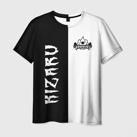 Мужская футболка 3D с принтом KIZARU в Санкт-Петербурге, 100% полиэфир | прямой крой, круглый вырез горловины, длина до линии бедер | family | haunted | karmageddon | karmagedon | kizaru | кармагеддон | кармагедон | кизару | фэмили | хаунтед