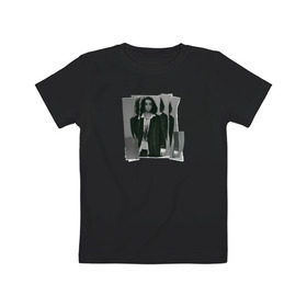 Детская футболка хлопок с принтом Lizer (Не ангел) в Санкт-Петербурге, 100% хлопок | круглый вырез горловины, полуприлегающий силуэт, длина до линии бедер | lizer | лизер | не ангел | реп | рэп
