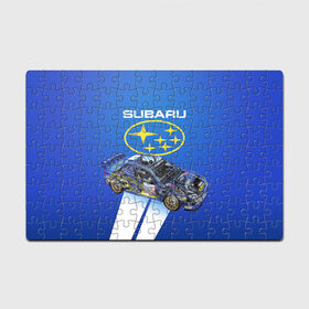 Пазл магнитный 126 элементов с принтом Subaru в Санкт-Петербурге, полимерный материал с магнитным слоем | 126 деталей, размер изделия —  180*270 мм | Тематика изображения на принте: sti | subaru | subaru impreza | subaru impreza wrx sti | subaru sti | субару | субару импреза