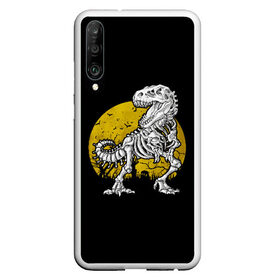 Чехол для Honor P30 с принтом T-Rex в Санкт-Петербурге, Силикон | Область печати: задняя сторона чехла, без боковых панелей | 19 | 2019 | cat | ghost | halloween | ведьма | динозавр | кости | кошка | ночь | паук | приведение | призрак | скелет | тирекс | тыква | тьма | ужас | хелловин | хеллоувин | хэллоуин | череп