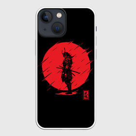 Чехол для iPhone 13 mini с принтом Samurai в Санкт-Петербурге,  |  | ahegao | anime | blood | japan | samurai | senpai | warior | аниме | ахегао | воин | катана | кровавая | кровавый | кровь | луна | самураи | самурай | семпай | сенпай | солнце | япония
