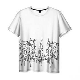 Мужская футболка 3D с принтом Billie Eilish в Санкт-Петербурге, 100% полиэфир | прямой крой, круглый вырез горловины, длина до линии бедер | billie | eilish | graffiti | айлиш | беляш | беляшик | билли | инди поп | поп | электропоп | эмо поп