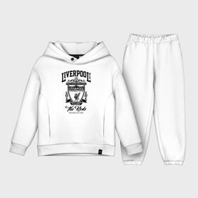 Детский костюм хлопок Oversize с принтом Ливерпуль в Санкт-Петербурге,  |  | liverpool | liverpool fc | ynwa | you never walk alone | ливерпуль | фан ливерпуля | фанатская | футбол | футболист | футбольный клуб | энфильд