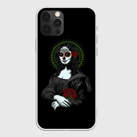 Чехол для iPhone 12 Pro Max с принтом Mona Lisa - Santa Muerte в Санкт-Петербурге, Силикон |  | dead | death | lisa | mona | muerte | muertos | santa | день | искуство | картина | лиза | мона | муэрте | муэртес | муэртос | роза | розы | санта | тату | татуировка | цветы | череп