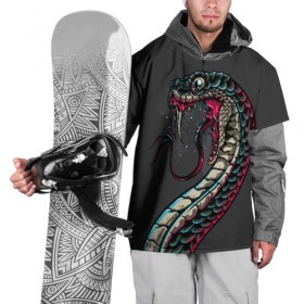 Накидка на куртку 3D с принтом Viper в Санкт-Петербурге, 100% полиэстер |  | animals | art | poison | snake | venom | venomous | viper | арт | гадюка | животное | животные | змеи | змей | змея | картинка | картинки | прикольная | прикольные | яд | ядовитая | ядовитый