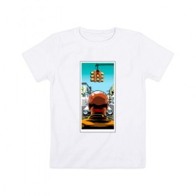 Детская футболка хлопок с принтом Марселлас Уоллес в Санкт-Петербурге, 100% хлопок | круглый вырез горловины, полуприлегающий силуэт, длина до линии бедер | Тематика изображения на принте: 