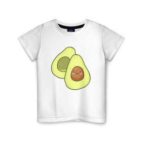 Детская футболка хлопок с принтом Авокадо в Санкт-Петербурге, 100% хлопок | круглый вырез горловины, полуприлегающий силуэт, длина до линии бедер | Тематика изображения на принте: avocados | авокадо | веганский | вегетарианский | вегетарианское | еда | едой | еды | зеленое | зелёные | зеленый | фрукт | фруктами | фруктовое | фруктовый | фрукты