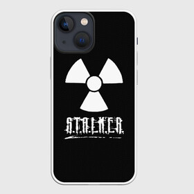 Чехол для iPhone 13 mini с принтом S.T.A.L.K.E.R. (CARBON) в Санкт-Петербурге,  |  | stalker | зов | небо | припяти | припять | сталкер | тень | чернобыль | чернобыля | чистое