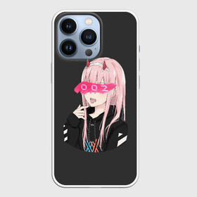 Чехол для iPhone 13 Pro с принтом Zero Two в Санкт-Петербурге,  |  | ahegao | anime | girl | girls | hikky | kawaii | kowai | senpai | waifu | yandre | аниме | ахегао | вайфу | девушка | кавай | кун | семпай | сенпай | тян