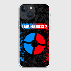 Чехол для iPhone 13 mini с принтом TEAM FORTRESS 2 RED VS BLUE в Санкт-Петербурге,  |  | fortress 2 | team 2 | team fortress | team fortress 2 | тим 2 | тим фортрес. | тим фортресс | тим фортресс 2 | фортресс 2