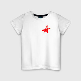 Детская футболка хлопок с принтом АлисА в Санкт-Петербурге, 100% хлопок | круглый вырез горловины, полуприлегающий силуэт, длина до линии бедер | alisa | rock | ussr | алиса | алиса группа | константин кинчев | рок | ссср