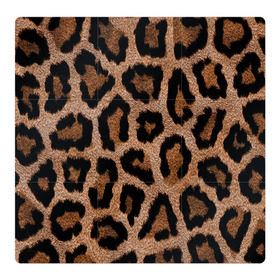 Магнитный плакат 3Х3 с принтом Леопардовая расцветка в Санкт-Петербурге, Полимерный материал с магнитным слоем | 9 деталей размером 9*9 см | леопард | леопардовая | леопардовые | леопардовый | леопарды | пятнистые | пятнистый | пятнистым | расцветка