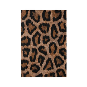 Обложка для паспорта матовая кожа с принтом Леопардовая расцветка в Санкт-Петербурге, натуральная матовая кожа | размер 19,3 х 13,7 см; прозрачные пластиковые крепления | леопард | леопардовая | леопардовые | леопардовый | леопарды | пятнистые | пятнистый | пятнистым | расцветка
