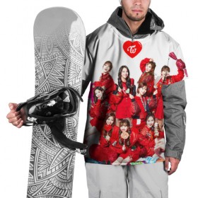 Накидка на куртку 3D с принтом TWICE в Санкт-Петербурге, 100% полиэстер |  | chaeyoung | dahyun | jeongyeon | jihyo | k pop | kpop | mina | momo | nayeon | once | sana | twice | tzuyu | what is love | yes or yes | к поп | корея | музыка | твайс