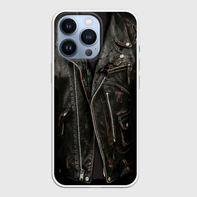 Чехол для iPhone 13 Pro с принтом Косуха терминатора в Санкт-Петербурге,  |  | арнольд | доспехи | замки | застежки | касуха | клепки | кожа | кожаная | кожанка | костюм | косуха | куртец | куртка | молнии | панк | потертая | рок | старая | терминатор | тертая