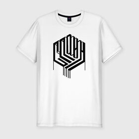Мужская футболка премиум с принтом СПЛИН в Санкт-Петербурге, 92% хлопок, 8% лайкра | приталенный силуэт, круглый вырез ворота, длина до линии бедра, короткий рукав | splin | александр васильев | сплин