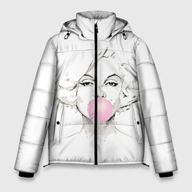 Мужская зимняя куртка 3D с принтом Мэрилин Монро в Санкт-Петербурге, верх — 100% полиэстер; подкладка — 100% полиэстер; утеплитель — 100% полиэстер | длина ниже бедра, свободный силуэт Оверсайз. Есть воротник-стойка, отстегивающийся капюшон и ветрозащитная планка. 

Боковые карманы с листочкой на кнопках и внутренний карман на молнии. | girl | girls | marilyn monroe | monroe | retro | актриса | девушка | знаменитости | знаменитость | картинки | модель | монро | мэрилин монро | прикольные | ретро