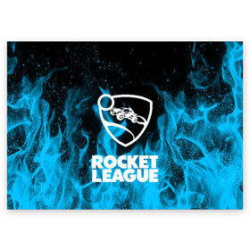 Поздравительная открытка с принтом ROCKET LEAGUE в Санкт-Петербурге, 100% бумага | плотность бумаги 280 г/м2, матовая, на обратной стороне линовка и место для марки
 | racing. | rocket league | rocket league garage | rocket trade | гонки | рокет лига
