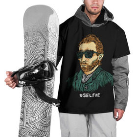 Накидка на куртку 3D с принтом Ван Гог (Selfie) в Санкт-Петербурге, 100% полиэстер |  | memes | selfie | van gogh | vincent | ван гог | винсент | знаменитости | знаменитость | искусство | картина | картинки | мем | мемы | прикольные | селфи | художник