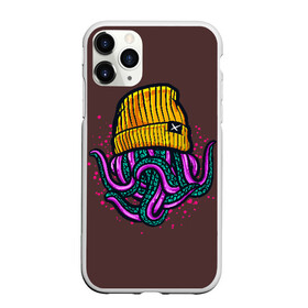 Чехол для iPhone 11 Pro Max матовый с принтом Octopus(Lil Peep GBC) в Санкт-Петербурге, Силикон |  | gbc | lil | peep | rap | rock | бордовый | желтый | зеленый | исполнитель | картинка | надпись на спине | осьминог | редактируемый дизайн | рок | рэп | рэпер | сочный цвет | фиолетовый