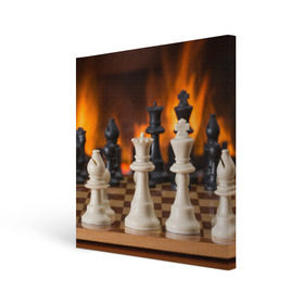 Холст квадратный с принтом Шахматы в Санкт-Петербурге, 100% ПВХ |  | дамка | доска | игра | игры | камин | конь | король | огне | огнём | огненное | огонь | пешка | пламя | слон | ферзь | фигурки | фигуры | шахматная | шахматы