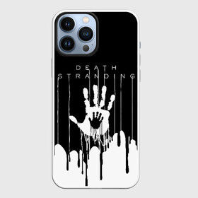 Чехол для iPhone 13 Pro Max с принтом DEATH STRANDING в Санкт-Петербурге,  |  | Тематика изображения на принте: bridges uca | death stranded | death stranding | fragile express. | kojima productions | mikkelsen | void if tampered | кодзима гений | мадс миккельсен