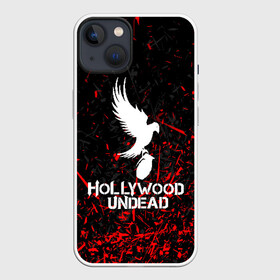 Чехол для iPhone 13 с принтом HOLLYWOOD UNDEAD в Санкт-Петербурге,  |  | deuce | hollywood undead | hu | j dog | shady jeff | голливуд | голливудская нежить | даниэль мурильо | джордан террелл | джордж артур рейган | дилан альварес | мэттью сент клер | нежить