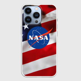 Чехол для iPhone 13 Pro с принтом NASA USA в Санкт-Петербурге,  |  | nasa | space x | spacex | usa | астронавт | астронавтика | космонавт | наса | сша