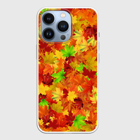 Чехол для iPhone 13 Pro с принтом Кленовые листья в Санкт-Петербурге,  |  | багрец | клён | кленовый | лист | листопад | осенний | осень | паттрен