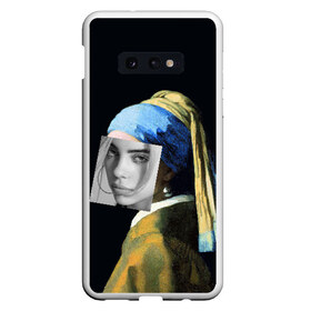 Чехол для Samsung S10E с принтом Billie Eilish с Сережкой в Санкт-Петербурге, Силикон | Область печати: задняя сторона чехла, без боковых панелей | Тематика изображения на принте: bellyache | indie | music | pop | айлиш | беляш | билли | девушка | девушка с жемчужной сережкой | звезда | искусство | картина | певица | песня | художник | ян вермеер