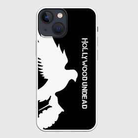 Чехол для iPhone 13 mini с принтом Hollywood Undead в Санкт-Петербурге,  |  | charlie scene | danny | funny man | hollywood undead | hu | j dog | johnny 3 tears | андед | голивуд | голливудская | группа | гу | нежить | реп | рок | рэп | рэпкор | ундед | ундэ