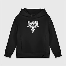 Детское худи Oversize хлопок с принтом HOLLYWOOD UNDEAD в Санкт-Петербурге, френч-терри — 70% хлопок, 30% полиэстер. Мягкий теплый начес внутри —100% хлопок | боковые карманы, эластичные манжеты и нижняя кромка, капюшон на магнитной кнопке | Тематика изображения на принте: deuce | hollywood undead | hu | j dog | shady jeff | голливуд | голливудская нежить | даниэль мурильо | джордан террелл | джордж артур рейган | дилан альварес | мэттью сент клер | нежить