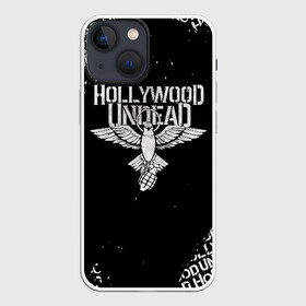 Чехол для iPhone 13 mini с принтом HOLLYWOOD UNDEAD в Санкт-Петербурге,  |  | deuce | hollywood undead | hu | j dog | shady jeff | голливуд | голливудская нежить | даниэль мурильо | джордан террелл | джордж артур рейган | дилан альварес | мэттью сент клер | нежить