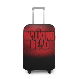 Чехол для чемодана 3D с принтом The Walking Dead в Санкт-Петербурге, 86% полиэфир, 14% спандекс | двустороннее нанесение принта, прорези для ручек и колес | amc | carol | daryl | dixon | michonne | negan | reaction | rick | season 10 | twd | zombies | диксон | дэрил | зомби | мертвецы | мишонн | неган | реакция | рик | ходячие