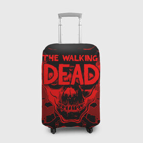 Чехол для чемодана 3D с принтом The Walking Dead в Санкт-Петербурге, 86% полиэфир, 14% спандекс | двустороннее нанесение принта, прорези для ручек и колес | amc | carol | daryl | dixon | michonne | negan | reaction | rick | season 10 | twd | zombies | диксон | дэрил | зомби | мертвецы | мишонн | неган | реакция | рик | ходячие
