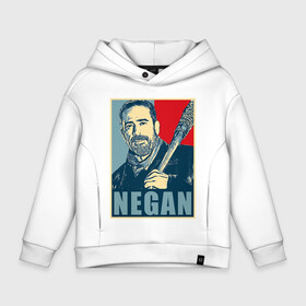 Детское худи Oversize хлопок с принтом Negan Hope в Санкт-Петербурге, френч-терри — 70% хлопок, 30% полиэстер. Мягкий теплый начес внутри —100% хлопок | боковые карманы, эластичные манжеты и нижняя кромка, капюшон на магнитной кнопке | dead | death | lucille | negan | rick | the walking dead | zombie | граймс | дерил | дэрил | зомби | люсиль | мертвецы | мишон | ниган | рик | спасители | ходячие | шепчущиеся