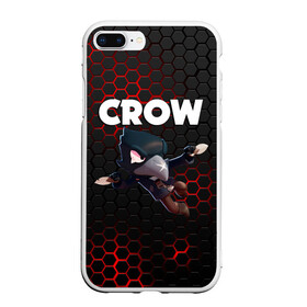 Чехол для iPhone 7Plus/8 Plus матовый с принтом BRAWL STARS CROW в Санкт-Петербурге, Силикон | Область печати: задняя сторона чехла, без боковых панелей | brawl stars | bull | colt | crow | leon | stars | берли | бо | брок | ворон | джесси | динамайк | дэррил | кольт | леон | мортис | нита | пайпер | пенни | поко | пэм | рикошет | спайк | фрэнк | шелли | эль примо