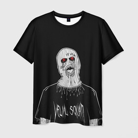 Мужская футболка 3D с принтом Velial Squad в Санкт-Петербурге, 100% полиэфир | прямой крой, круглый вырез горловины, длина до линии бедер | horror | music | rap | redvelsqd | rock | музыка | рок | рэп | хоррор