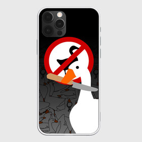Чехол для iPhone 12 Pro Max с принтом Untitled Goose Game в Санкт-Петербурге, Силикон |  | goose | goose game | honk | untitled goose game | гусь | гусь игра | злой гусь | игра про гуся | кря | отвратительный гусь