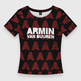 Женская футболка 3D Slim с принтом Armin van Buuren в Санкт-Петербурге,  |  | a state of trance | armin | armin van buuren | asot | van buuren | армин | армин ван бюрен | ван бюрен