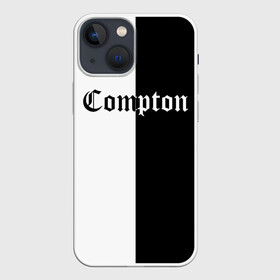 Чехол для iPhone 13 mini с принтом COMPTON в Санкт-Петербурге,  |  | compton | dj yella | dr. dre | eazy e | ice cube | mc ren | n.w.a | nwa | straight outta compton | west side | западная сторона | комптон