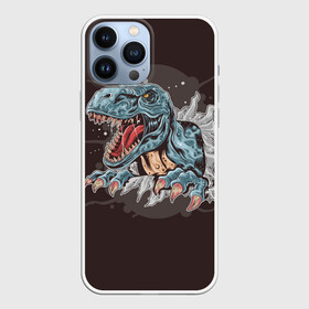 Чехол для iPhone 13 Pro Max с принтом T Rex в Санкт-Петербурге,  |  | Тематика изображения на принте: art | dino | dinos | dinosaur | raptor | style | trex | velociraptor | арт | динозавр | мир юрского периода | ти рекс | ящер