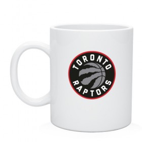 Кружка с принтом Toronto Raptors Logo в Санкт-Петербурге, керамика | объем — 330 мл, диаметр — 80 мм. Принт наносится на бока кружки, можно сделать два разных изображения | Тематика изображения на принте: nba | raptors | toronto | toronto raptors | баскетбол | нба | рапторс | рэпторс | спорт | торонто | торонто рапторс | торонто рэпторс