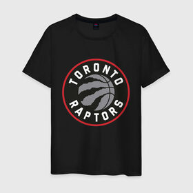 Мужская футболка хлопок с принтом Toronto Raptors Logo в Санкт-Петербурге, 100% хлопок | прямой крой, круглый вырез горловины, длина до линии бедер, слегка спущенное плечо. | Тематика изображения на принте: nba | raptors | toronto | toronto raptors | баскетбол | нба | рапторс | рэпторс | спорт | торонто | торонто рапторс | торонто рэпторс