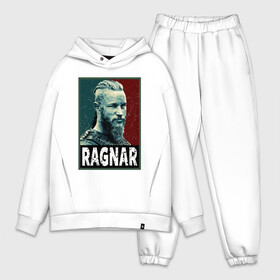 Мужской костюм хлопок OVERSIZE с принтом Ragnar Hope в Санкт-Петербурге,  |  | floki | lagerta | ragnar | vikings | берсерк | бьерн | вальхалла | викин | викинги | война | драккар | ивар | лагерта | один | рагнар | русь | скандинав | скандинавия | топор | тор | флоки