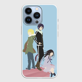 Чехол для iPhone 13 Pro с принтом Yato, Yukine  Hiyori в Санкт-Петербурге,  |  | ghost | god of calamity | hiyori | iki | noragami | shinki | yato | yatogami | yukine | бездомный бог | бог бедствия | ики | призрак | секки | хиёри | шинки | юки | юкине | юкинэ | ято