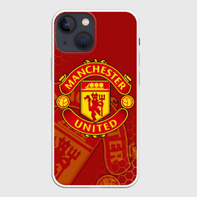 Чехол для iPhone 13 mini с принтом МАНЧЕСТЕР ЮНАЙТЕД | FCMU | MANCHESTER UNITED в Санкт-Петербурге,  |  | fc | fcmu | football | football club | manchester united | red devils | sport | красные дьяволы | манчестер юнайтед | спорт | фк | фкмю | футбол | футбольный клуб