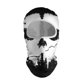 Балаклава 3D с принтом COD GHOST MASK в Санкт-Петербурге, 100% полиэстер, ткань с особыми свойствами — Activecool | плотность 150–180 г/м2; хорошо тянется, но при этом сохраняет форму. Закрывает шею, вокруг отверстия для глаз кайма. Единый размер | Тематика изображения на принте: 